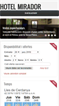 Mobile Screenshot of hotelmirador.cat