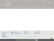 Tablet Screenshot of hotelmirador.es